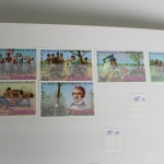 Lesotho + Sambia, überwiegend postfrische Restsammlung