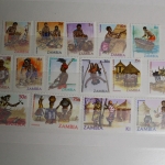 Lesotho + Sambia, überwiegend postfrische Restsammlung