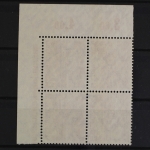 Berlin, MiNr. 43, Viererblock, Ecke re. oben, gestempelt