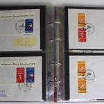 Deutschland (BRD), Briefe mit Blockausgaben und Blockeinzelmarken