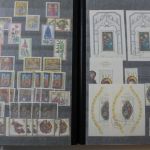Motivsammlung "Weihnachten", Sammlung in 4 Alben, auch Belege!