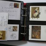 Motivsammlung "Weihnachten", Sammlung in 4 Alben, auch Belege!