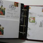 Motivsammlung "Weihnachten", Sammlung in 4 Alben, auch Belege!