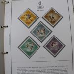 Motivsammlung "Olympiaden" in 7 Einsteckalben