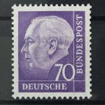 Deutschland (BRD), MiNr. 263 x w Z R, postfrisch, BPP Signatur