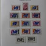 Briefmarken Posten, 13 Alben mit Marken aus vielen Ländern