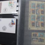 Briefmarken Posten, 13 Alben mit Marken aus vielen Ländern