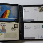 Briefmarken Posten, 13 Alben mit Marken aus vielen Ländern