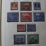 Briefmarken Deutschland Posten in 12 Alben + einige Mappen