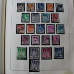 Briefmarken Deutschland Posten in 12 Alben + einige Mappen