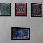 Briefmarken Deutschland Posten in 12 Alben + einige Mappen