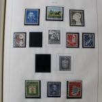 Briefmarken Deutschland Posten in 12 Alben + einige Mappen