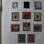 Briefmarken Deutschland Posten in 12 Alben + einige Mappen