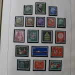 Briefmarken Deutschland Posten in 12 Alben + einige Mappen