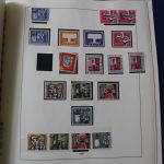 Briefmarken Deutschland Posten in 12 Alben + einige Mappen