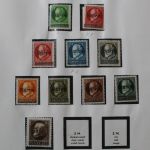 Briefmarken Deutschland Posten in 12 Alben + einige Mappen