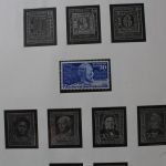 Briefmarken Deutschland Posten in 12 Alben + einige Mappen