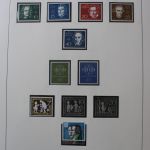 Briefmarken Deutschland Posten in 12 Alben + einige Mappen