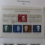 Briefmarken Deutschland Posten in 12 Alben + einige Mappen