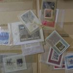 Briefmarken Deutschland Posten in 12 Alben + einige Mappen