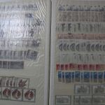 Briefmarken Deutschland Posten in 12 Alben + einige Mappen