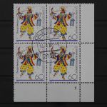 Deutschland (BRD), MiNr. 1349, Viererblock Ecke rechts unten, FN 2, EST