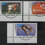 Deutschland (BRD), MiNr. 1353-1355 Ecken links unten, gestempelt