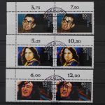 Deutschland, MiNr. 1360, 1362 + 1363, Paare mit Eckrand li. oben, EST