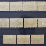 Rumänien, MiNr. 187-196 incl. 192 F, Falz