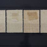 Rumänien, MiNr. 165-168 A, Falz
