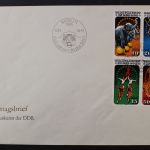 DDR, MiNr. 2983-2986, Viererblock, FDC