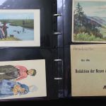 Briefe, Ansichtskarten, Ganzsachen etc. - Bestand in 5 Alben