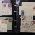 Briefe, Ansichtskarten, Ganzsachen etc. - Bestand in 5 Alben