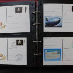 Briefe, Ansichtskarten, Ganzsachen etc. - Bestand in 5 Alben