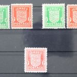Jersey, MiNr. 1-2 x + y und 2 z, postfrisch