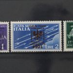 Laibach, MiNr. 42, 43 und 44, ungebraucht
