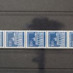Berlin, MiNr. 290 R Fünferstreifen, ZN 210, postfrisch