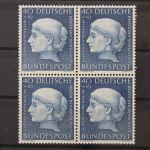 Deutschland (BRD), MiNr. 203 Viererblock, postfrisch