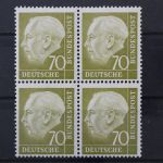 Deutschland (BRD), MiNr. 191, Viererblock, postfrisch