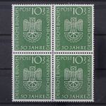 Deutschland (BRD), MiNr. 163, Viererblock, postfrisch