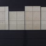 Deutschland, MiNr. 173-176, Viererblöcke, Ränder angefaltet, postfrisch