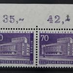 Berlin, MiNr. 152 v, Paar, Oberrand, postfrisch