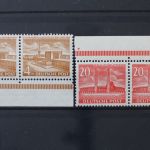 Berlin, MiNr. 112-113 Paare, Ränder gefaltet, postfrisch