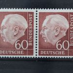 Deutschland (BRD), MiNr. 190, waag. Paar, postfrisch