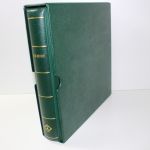 Leuchtturm, grüner Drehstabbinder mit Kassette, Aufdruck "GREAT BRITAIN"