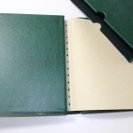 Leuchtturm, grüner Drehstabbinder mit Kassette, Aufdruck "GREAT BRITAIN"