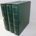 Leuchtturm, 3 grüne Drehstabbinder mit Kassetten