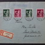 Deutsches Reich, MiNr. 622-623 (2-fach) auf R-Brief ab Cottbus