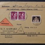Deutsches Reich. Nachnahme Beleg, 1936
