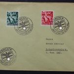 Deutsches Reich, MiNr. 660-661, SST München auf Brief